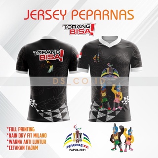 KAOS JERSEY PEPARNAS XVI PAPUA E PON PAPUA 2021 MDPRINSTRORE 