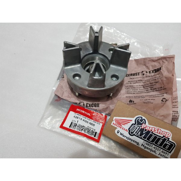 NAP GIR SONIC 150 R 42615-K56-N00 FLANGE SUB ASSY FINAL DRIVE PLENDES NAP GEAR DUDUKAN SPROCKET ORI-1