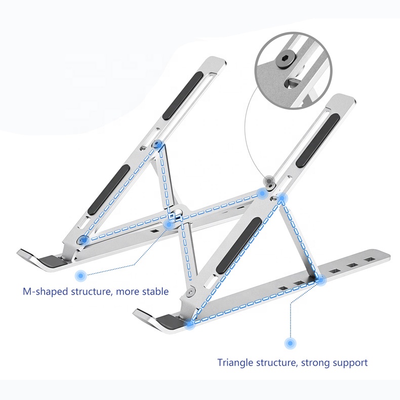 HOLDER STAND LIPAT LAPTOP - FOLDING STAND HOLDER LAPTOP MACBOOK IPAD