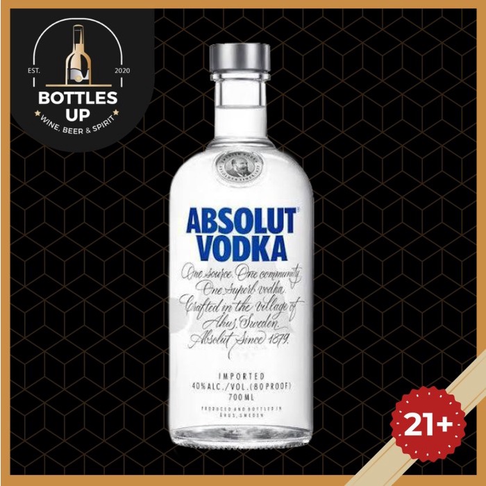 Jual Absolut Vodka 700ml | Shopee Indonesia