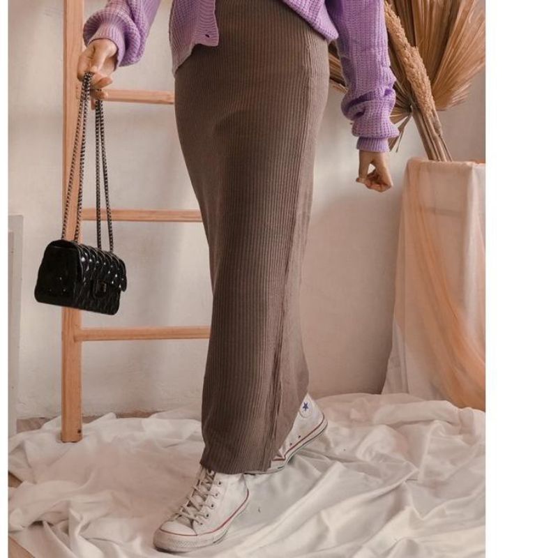 ROK SPAN RAJUT - ROK PREMIUM RAJUT  - ROK WANITA RAJUT