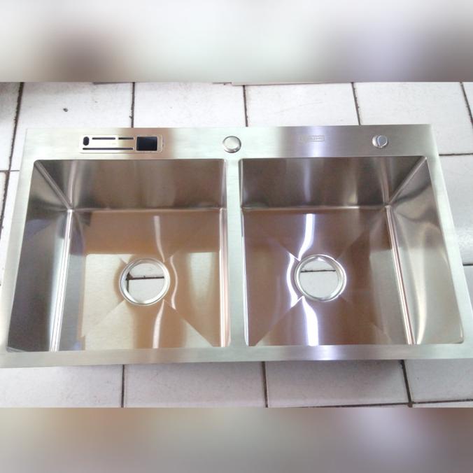 Tempat Cuci Piring / Sink 2 Lubang (Stainless 304)