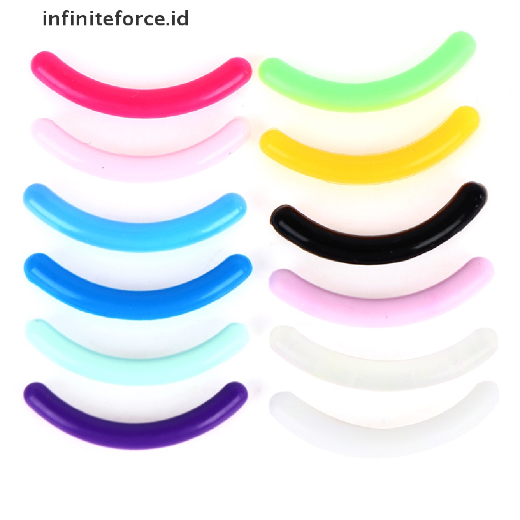 (Infiniteforce.Id) 20pcs / Set Pad Penjepit Bulu Mata Pengganti Bahan Plastik + Karet