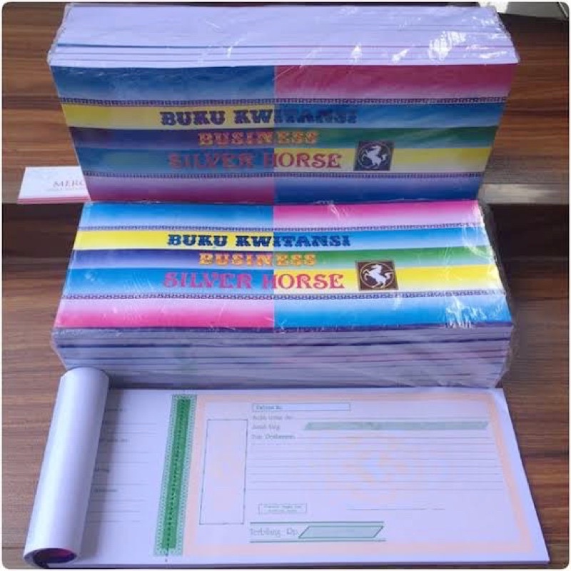 KWITANSI BISNIS KUITANSI BISNIS BUKU KWITANSI BISNIS SILVER HORSE