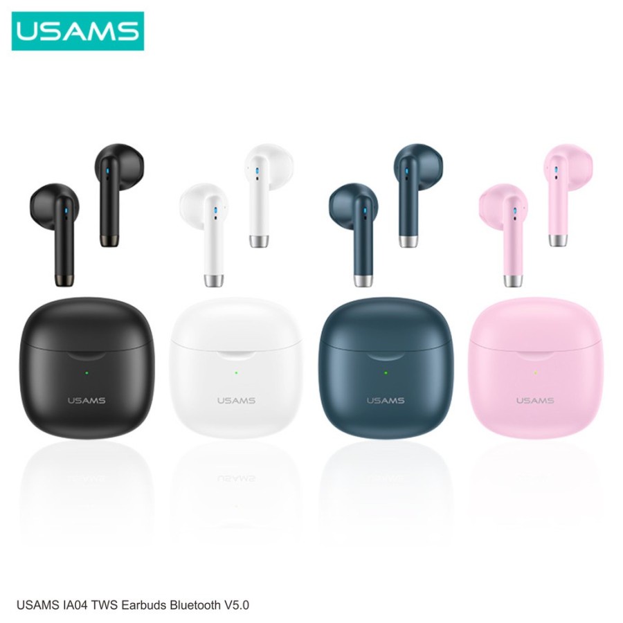 USAMS IA04 TWS Earbuds Bluetooth V5.0 - Hitam