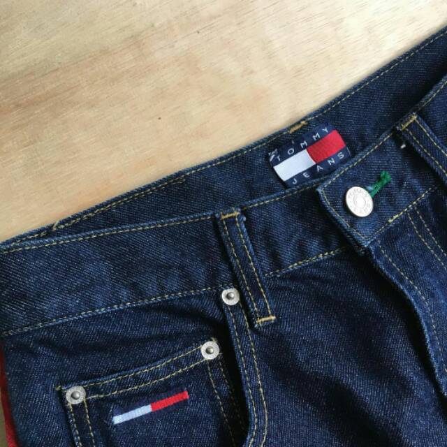 Celana Tommy Hilfiger Jeans Half Selvedge Original Shopee Indonesia