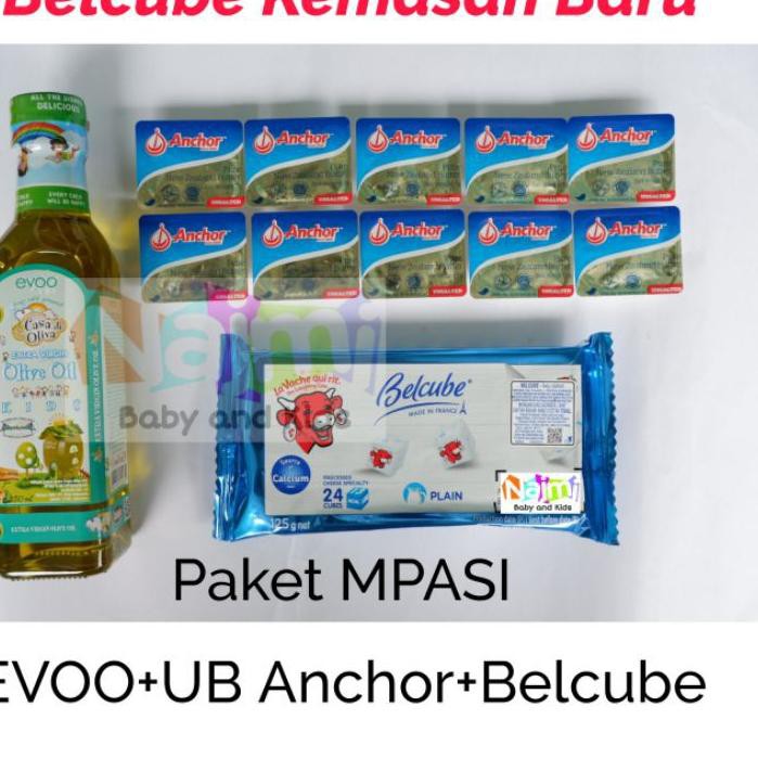 

Model Baru Paket Hemat MPASI EVOO Casa di Oliva UB Unsalted Butter Anchor Keju (Belcube, Kiri, Babyb