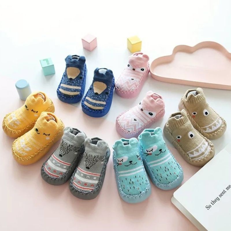 Sepatu Prewalker soft import motif animals