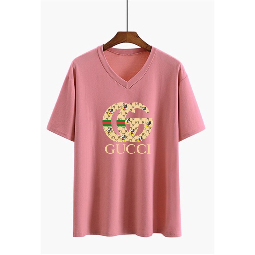 Kaos wanita motif DISTRO Vneck JUMBO fit to XXL Atasan wanita kaos big
size kaos JUMBO (2)