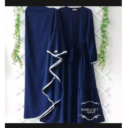 KFhijab/nabila set syar'i/set syar'i