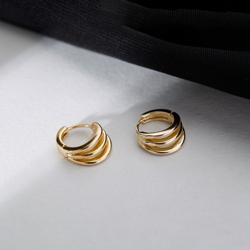 50 buah desain perak Italia 925 anting-anting wanita asli Korea fashion perhiasan anting[tidak mudah luntur] [tidak alergi]-20