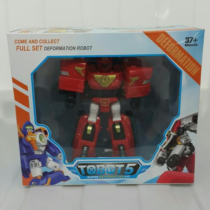 Mini Tobot / Mainan Tobot / Transformers / Jual Tobot R Merah Pemadam