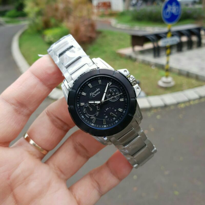 jam tangan wanita alexandre christie Ac 6226 batre stainless kualitas original
