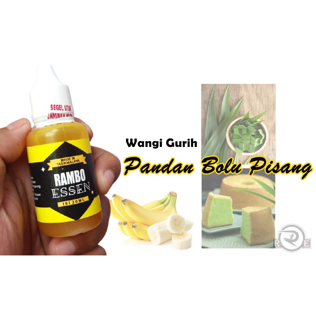 Essen Bolu Pandan Pisang Ikan Mas - Rambo Essen