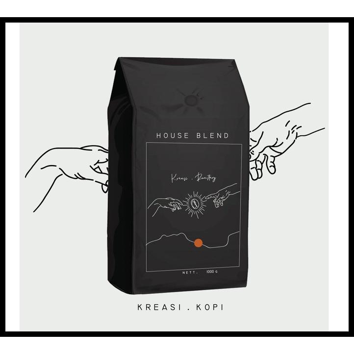 

House Blend 50:50 (Roasted Beans, Espresso Based & Es Kopi ) - 1Kg