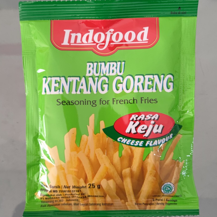 

Indofood bumbu kentang rasa keju 25 gr