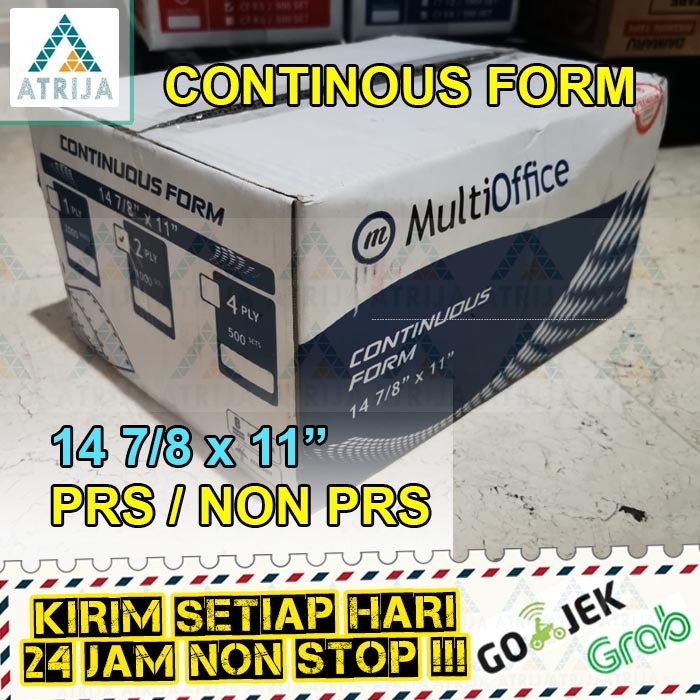 

Continuous Form NCR 14 7/8 x 11 - Kertas Komputer Kertas Rangkap