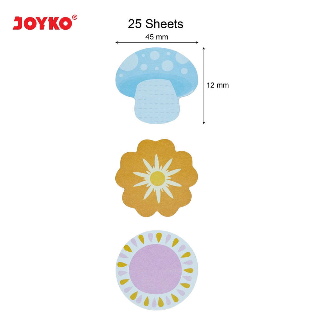 Memo Stick Joyko MMS-17 / Stiky Note / Pembatas Kertas Joyko / Hiasan Kertas Buku / Memo Pad Joyko-1