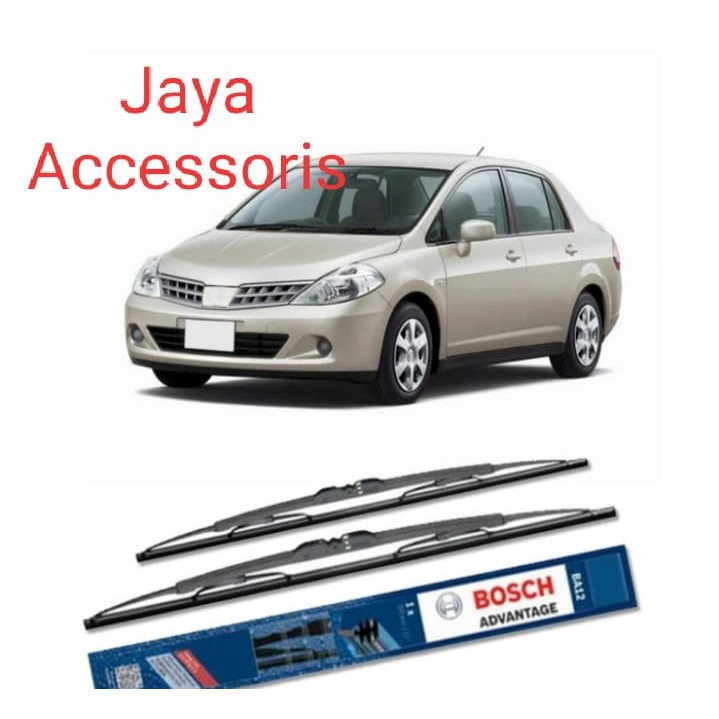 Wiper BOSCH Mobil Nissan Tiida C11 Advantage 24" & 14"
