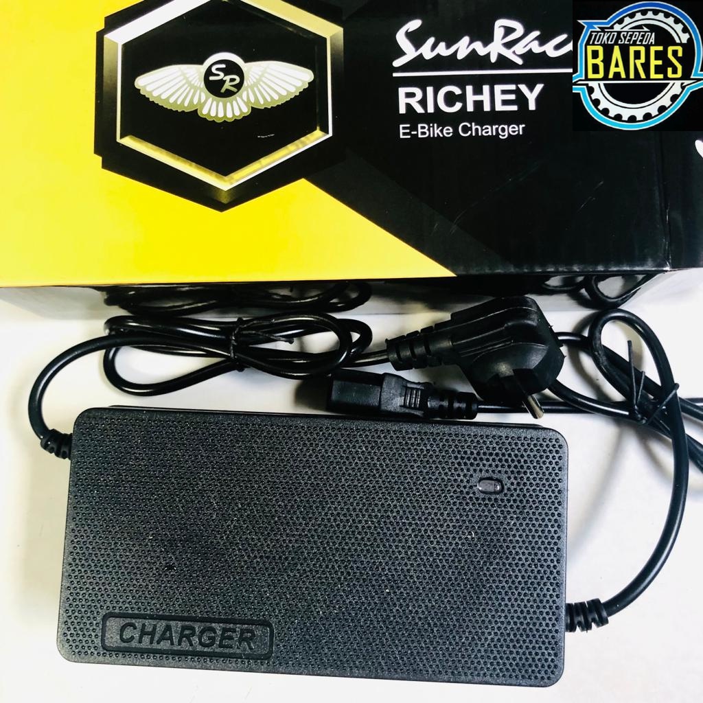 Charger Aki Sepeda Listrik SunRace Richey / Charger Baterai Selis