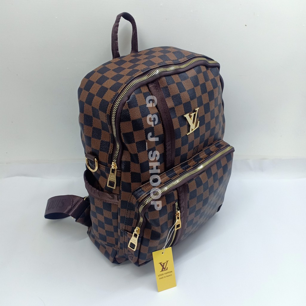 Rangsel LV / Tas Rangsel Wanita Full Hembos/Rangsel list depan lisban