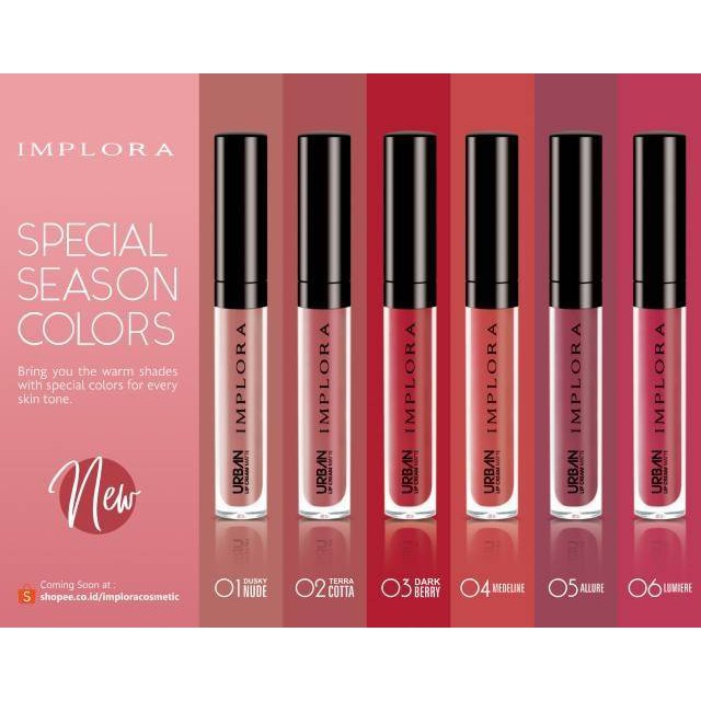 Implora Urban Lip Cream Matte / Lip Cream Implora