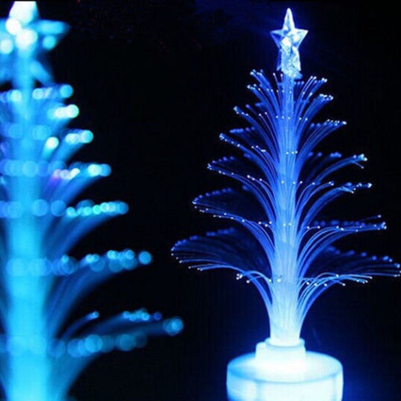 Christmas Colorful Discoloration Flash Fiber tree / Christmas Home Decoration Products