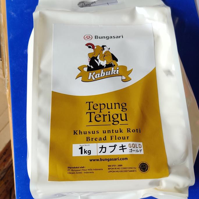 

Tepung Terigu Kabuki Gold Premium 1kg Protein Tinggi Original Pack