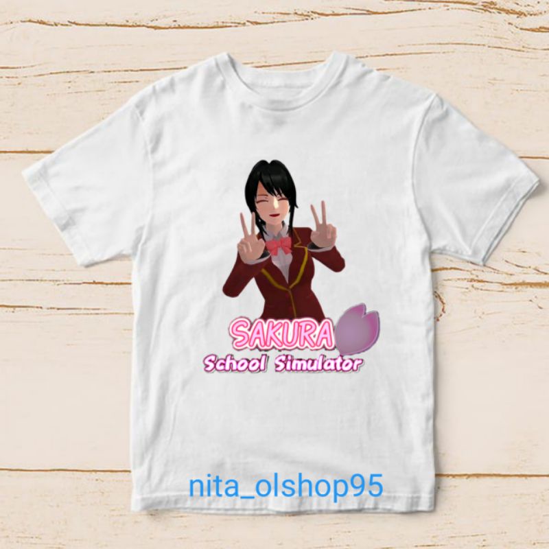 baju anak school simulator kaos anaksakura school simulator karakter terlaris