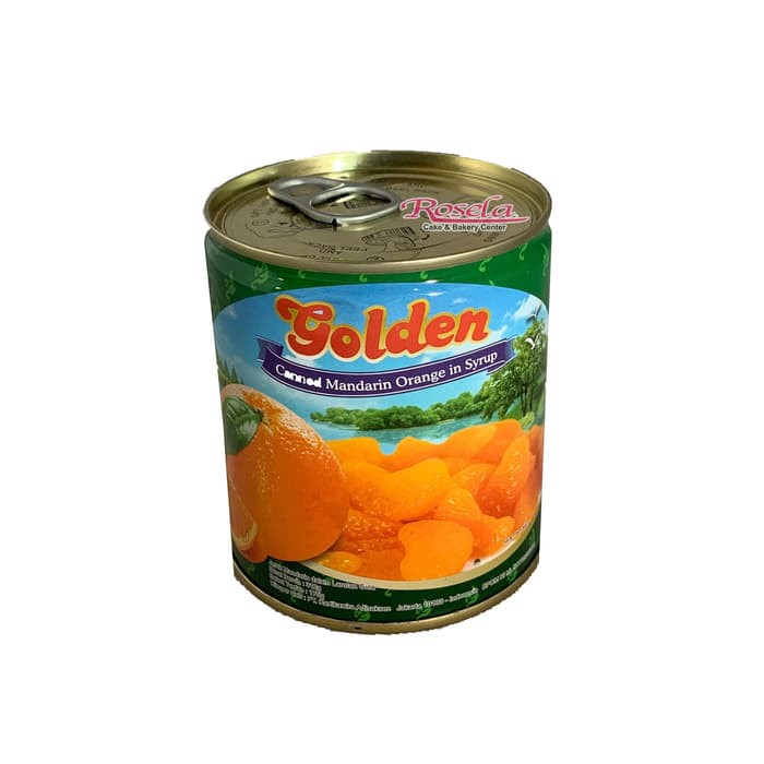 

Golden Canned Mandarin Orange In Syrup 312 gram - Jeruk Kaleng