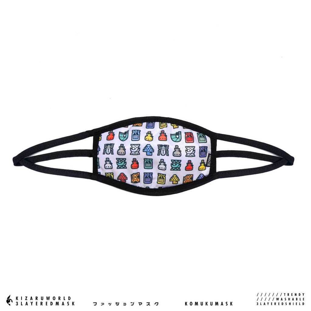 Download MASKER KARAKTER KAIN 3 LAYER KOMUKU MASK - KIZARU | Shopee Indonesia