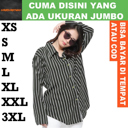 FortKlass FORTGLASS RISRUS FASHION Snowshop XXXL 3XL XXL XL L M S XS Hem Cewek Kemeja Wanita Jumbo B