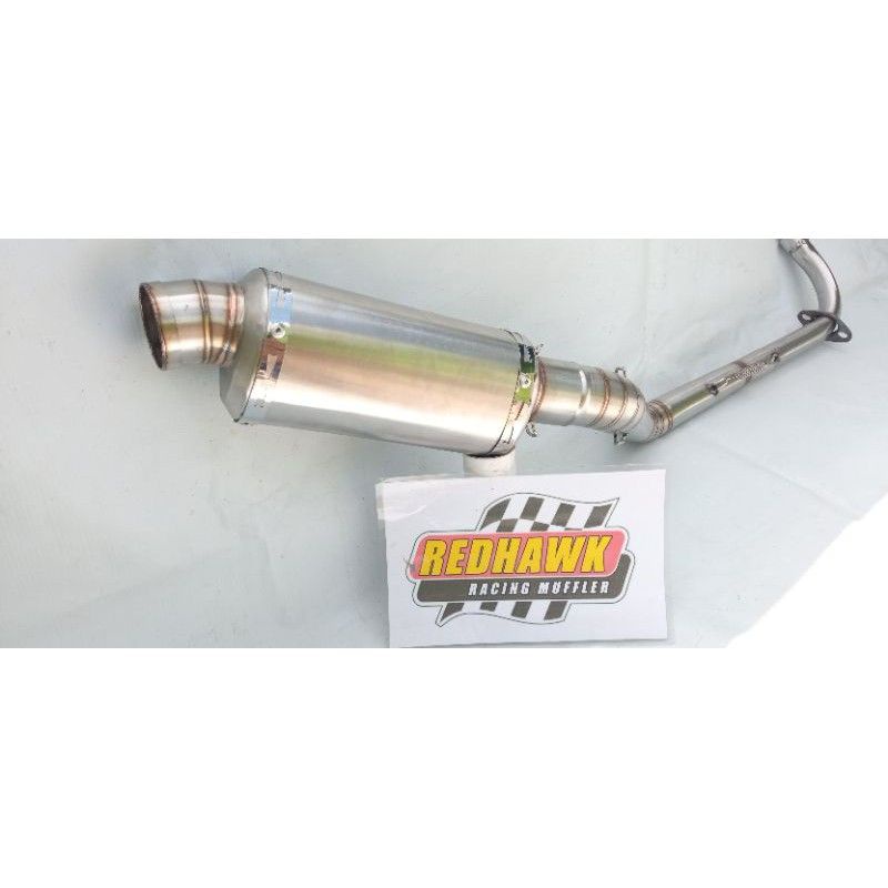 Knalpot Oval Trioval Polos Harian 130cc 150cc 200cc Astrea Grand Jupiter z z1 vega r zr Supra Blade
