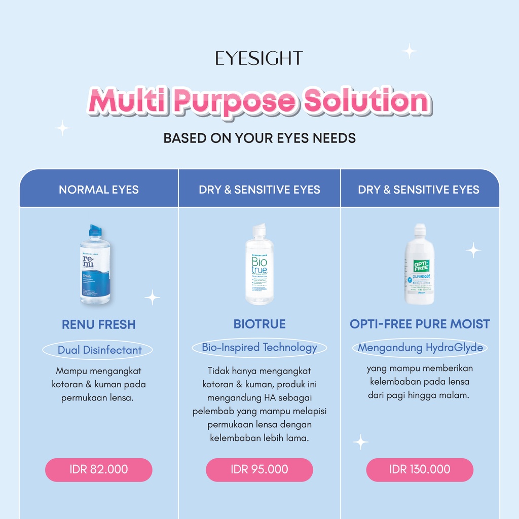 EYESIGHT LENSES Renu Fresh Multi Purpose Solution 60ml (cairan cuci softlens)