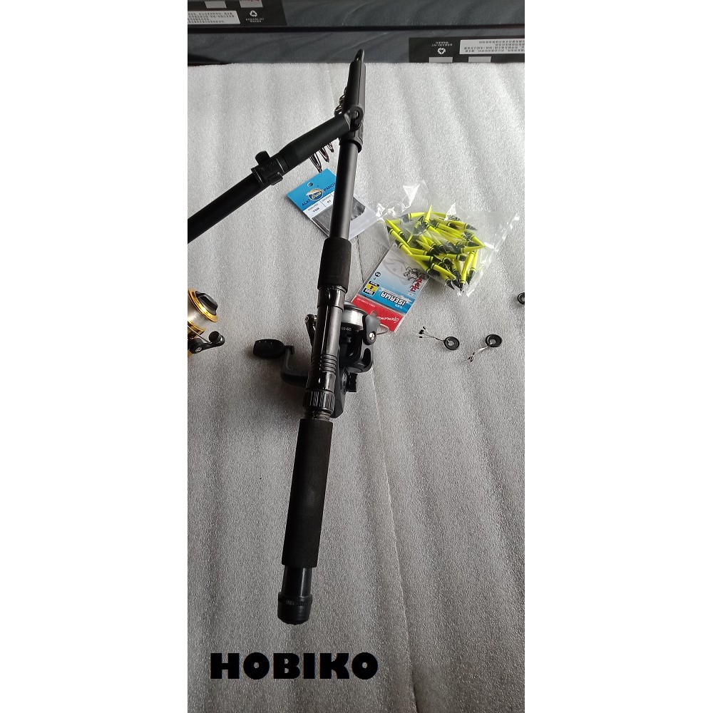 Joran Kolong Pancing Full Reel Set 180 cm 6 bearing