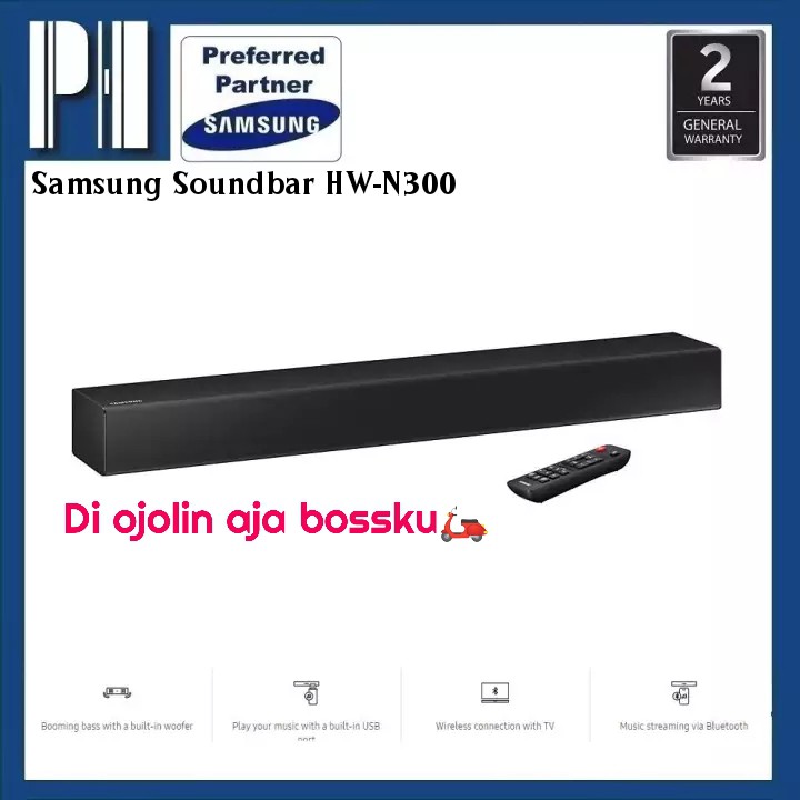 peaker Samsung HW-N300 Wireless Compact Soundbar Original
