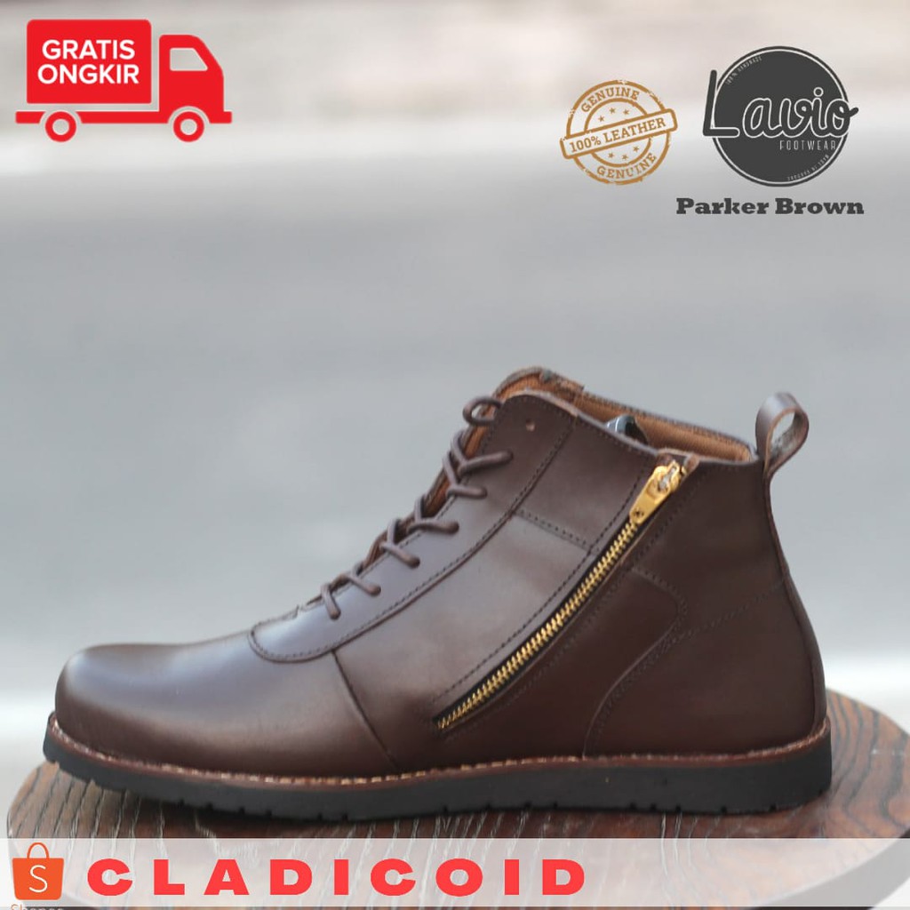 SEPATU SAFETY KULIT. SEPATU SAFETY PROYEK. SAFETY OUTDOOR. SEPATU BERKENDARA. LAVIO PARKER ORIGINAL