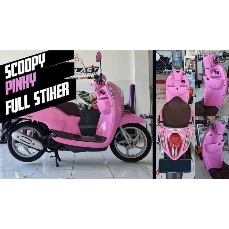 skotlet pink sticker pink scotlet motor scotlite mobil skotlite warna pink