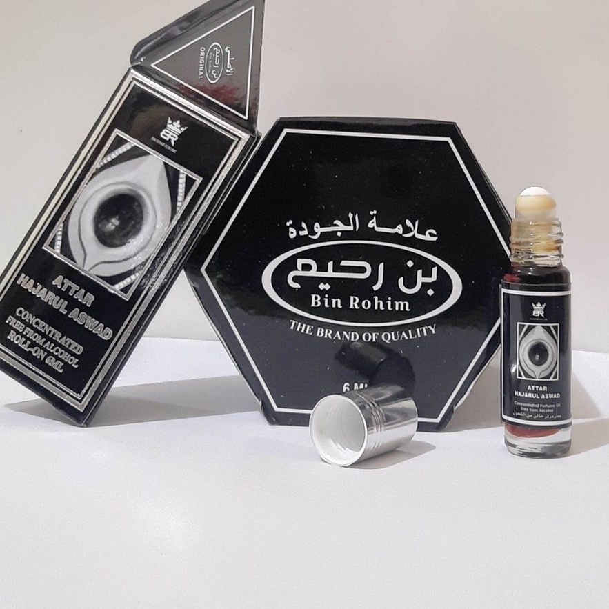 ATTAR HAJARUL ASWAD Parfum Kemasan 6ml Roll On Non Alcohol