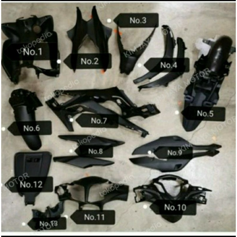 FULL SET BODY KASAR YAMAHA JUPITER Z1 FI 1DY ORIGINAL YAMAHA YGP ASLI