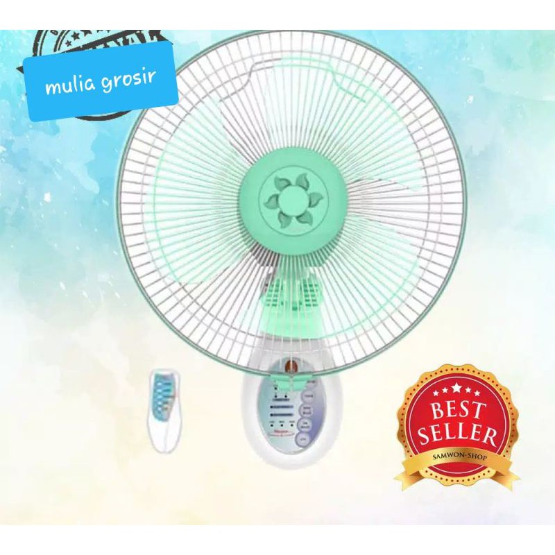 Wall Fan Maspion Remot 16&quot; 4001RC / Kipas Angin Dinding Maspion 16&quot; / Kipas Maspion 16&quot; Remot