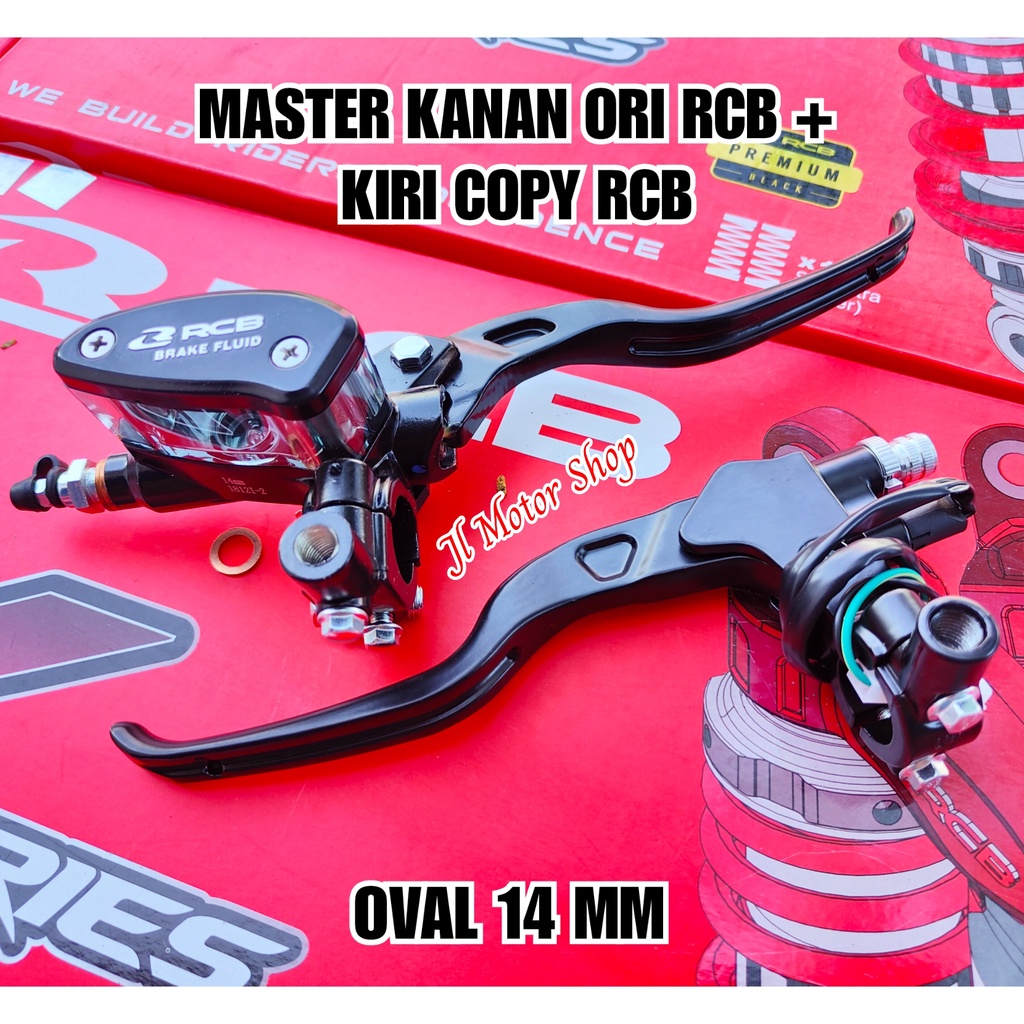 MASTER REM RCB HANDLE KOPLING RCB KANAN KIRI - MASTER REM RCB KOTAK OVAL KIRI KANAN BEAT VARIO SCOOPY GENIO AEROX RXKING RX KING TIGER NINJA R RR 250 VIXION JUPITER MX MXKING SONIC SATRIA FU VEGA F1ZR GL PRO CBR MEGAPRO NMAX ADV PCX VARIO 160 E2 E3