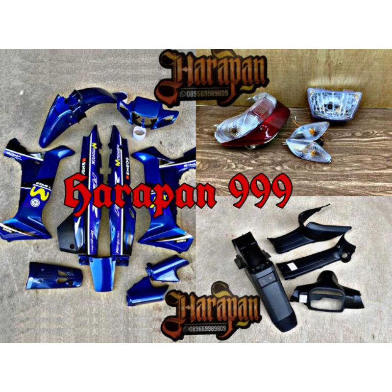 Cover bodi halus Yamaha fiz R fiz R full set cover body kasar reflektor sein stoplam fiz R full sett