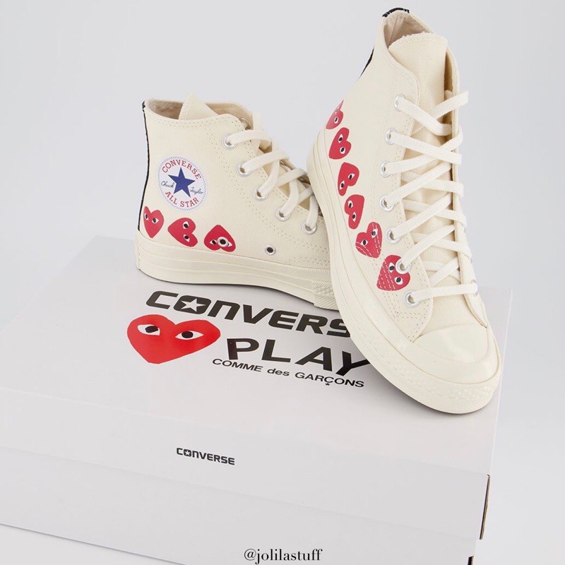converse garcons white