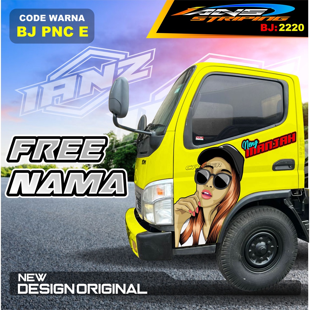 STICKER VARIASI PINTU TRUK FUSO RAGASA / DECAL PINTU DUMTRUK  / STIKER MOBIL TRUK / STIKER PINTU TRUK KEREN