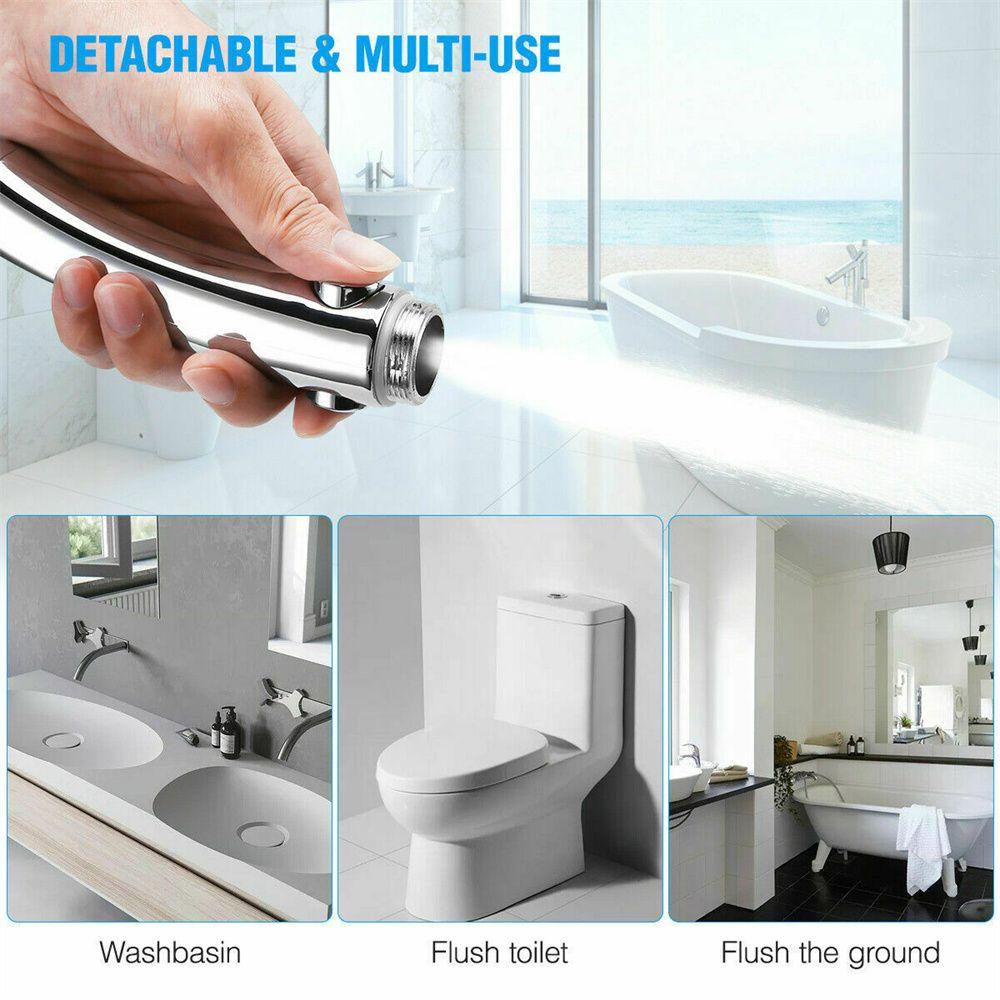 Populer Kepala Shower Mandi Bathroom Water Stop Switch Besar Chrome Hemat Air