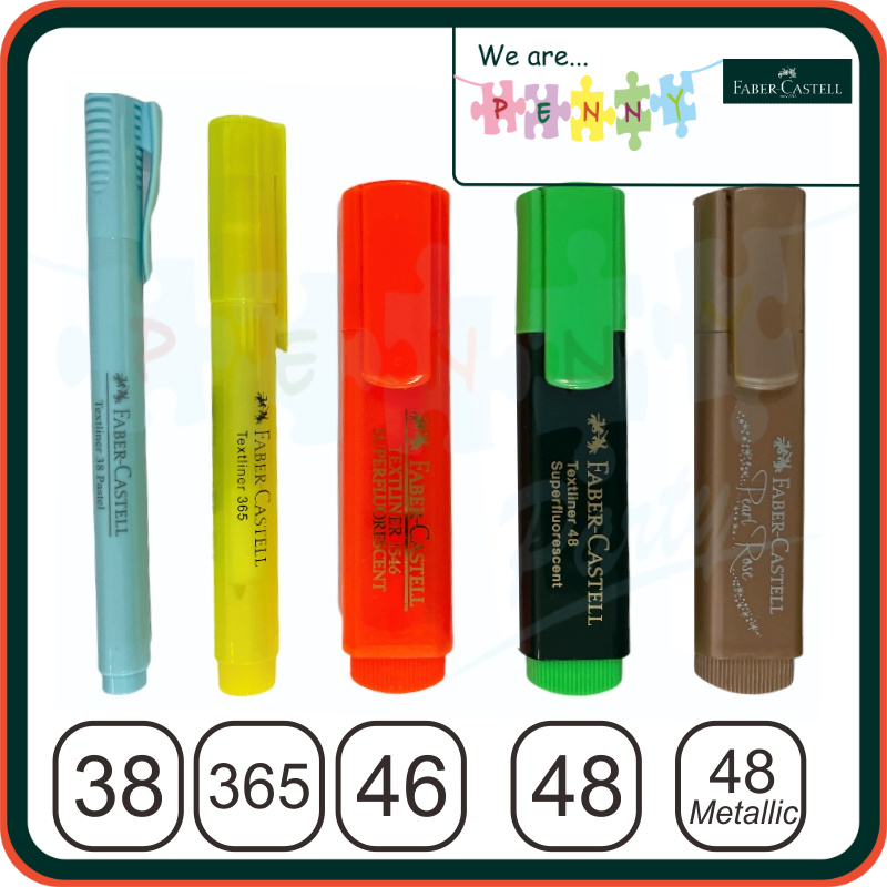 

Faber Castell Textliner Tersedia Berbagai Ukuran dan Warna Highlighter 100% ORIGINAL