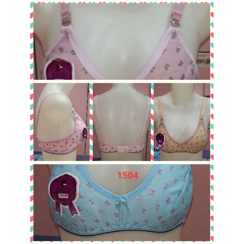 6 PCS/ BH REMAJA / BH SPORT /BRA BH TANPA KAWAT #7.7Shopee