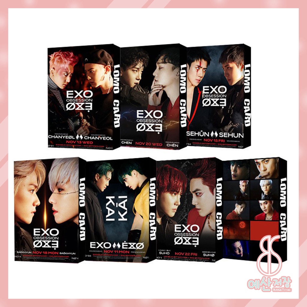 [BS] BISA COD 30Pcs KPOP EXO Lomo Card Obsession Photo Album Kartu Foto - KP357