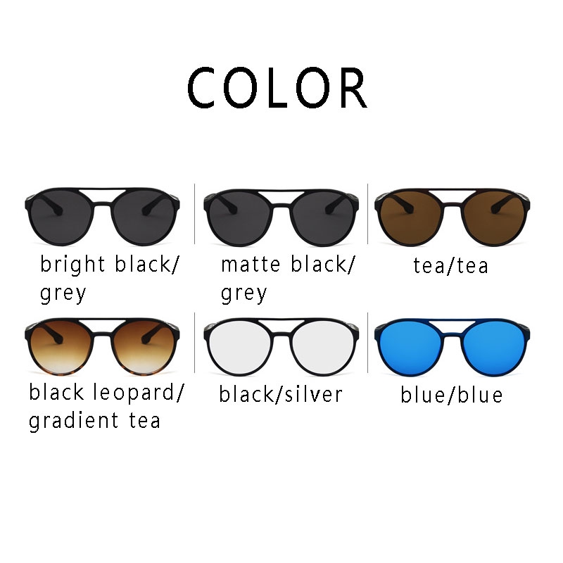 Punk Sunglasses Men Fashion Round Frame